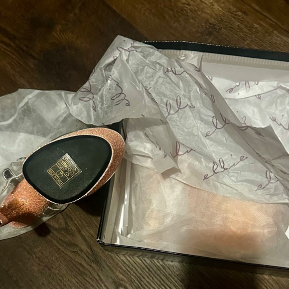 Elles sparkley peach dancer/stripper stilettos - Picture 5 of 7